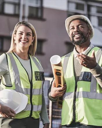contractor getting a certified payroll report on his computer
